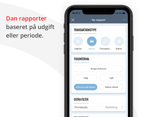 App screenshot: Acubiz Expense Management