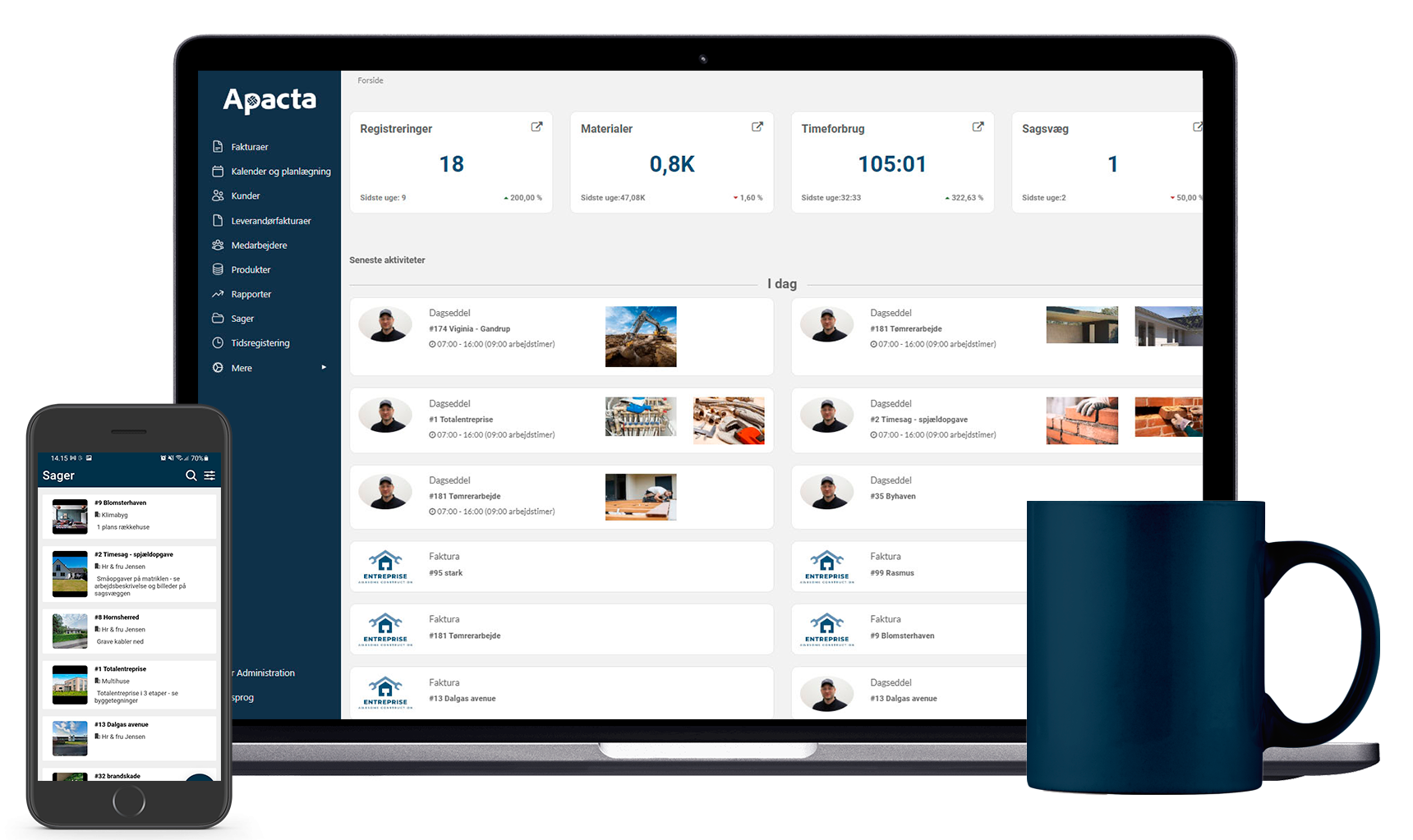 App screenshot: Apacta