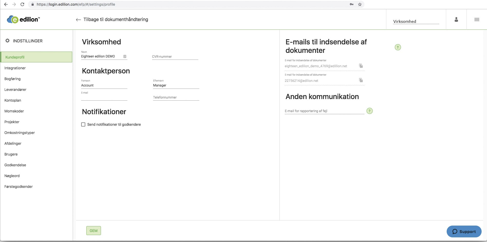 App screenshot: Edilion